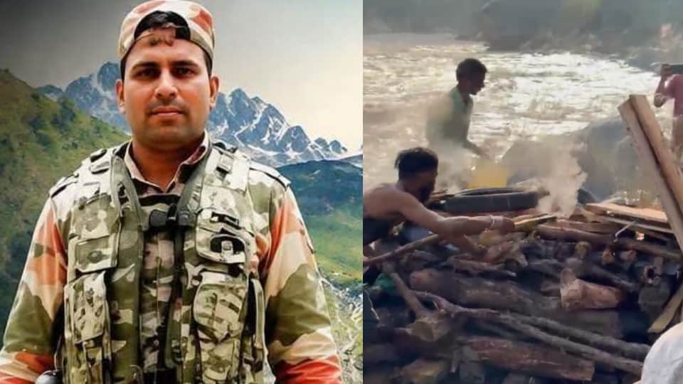 Uttarakhand ITBP jawan returning from Amarnath duty dies in train accident Funeral In Chamoli