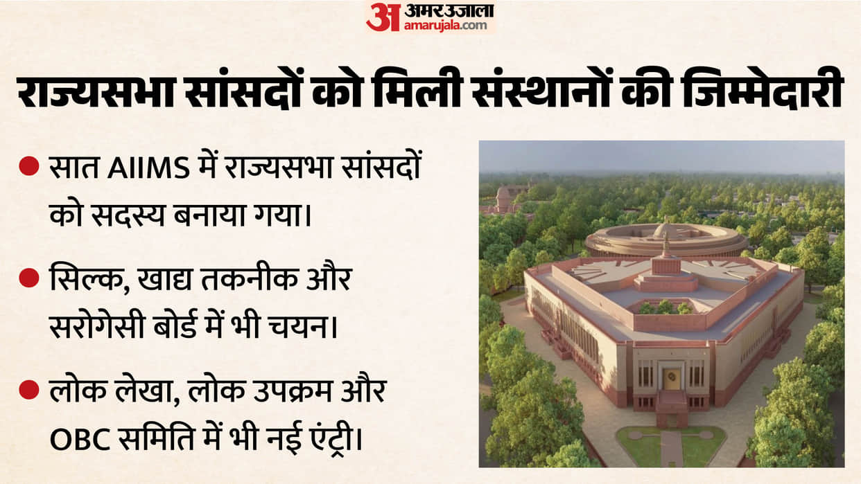 Rajya Sabha MPs Elected to AIIMS Statutory Bodies and Parliamentary Committees