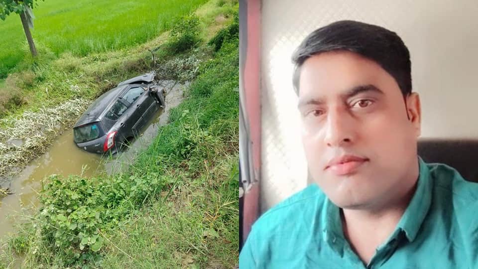 Rampur: Father riding a motorcycle dies in accident, daughter in critical condition