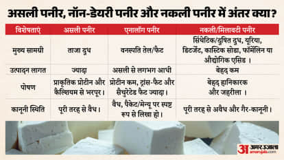 Analog Paneer Ban UP MP Maharashtra Chhattisgarh Gujarat Real vs fake Paneer difference explainer