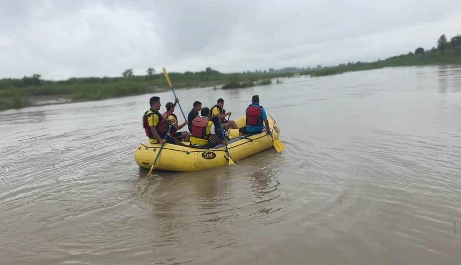 Student swept away while bathing in the Gaula River on August 15; NDRF and SDRF search operation underway