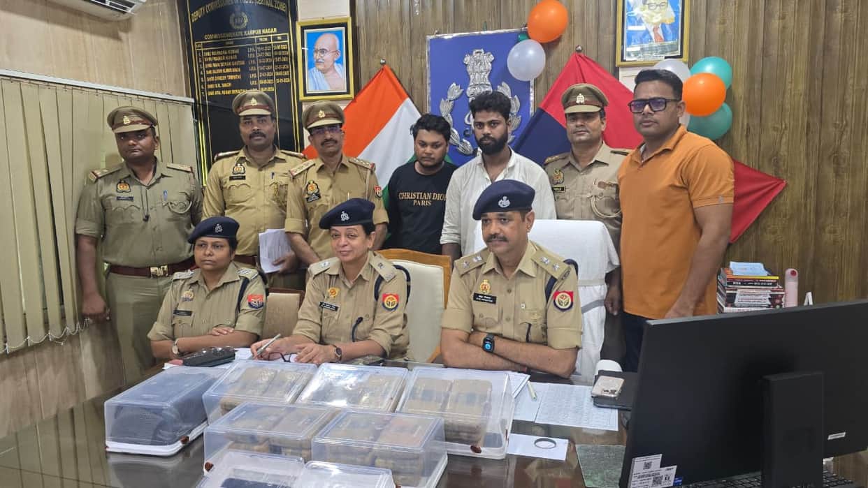 Kanpur: Two Inter-State Hashish Smugglers Arrested with 15.32 Kg Consignment