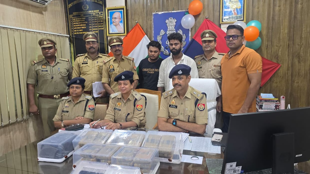 Kanpur: Two Inter-State Hashish Smugglers Arrested with 15.32 Kg Consignment