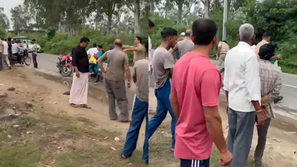 firing at a Chaap shop on Amroha-Kanth Road shots exchanged between two groups