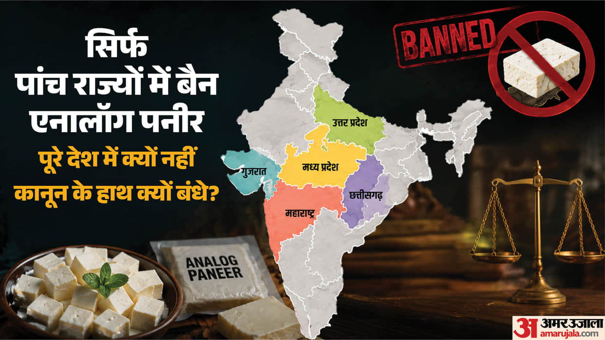 Analog Paneer Ban UP MP Maharashtra Chhattisgarh Gujarat Real vs fake Paneer difference explainer