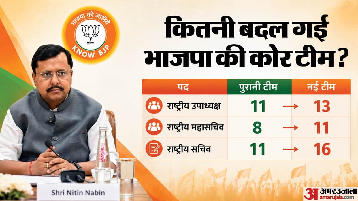 BJP New Office Bearers Nitin Nabin National Team List Changes Amit Malviya Tejasvi Surya out Explainer