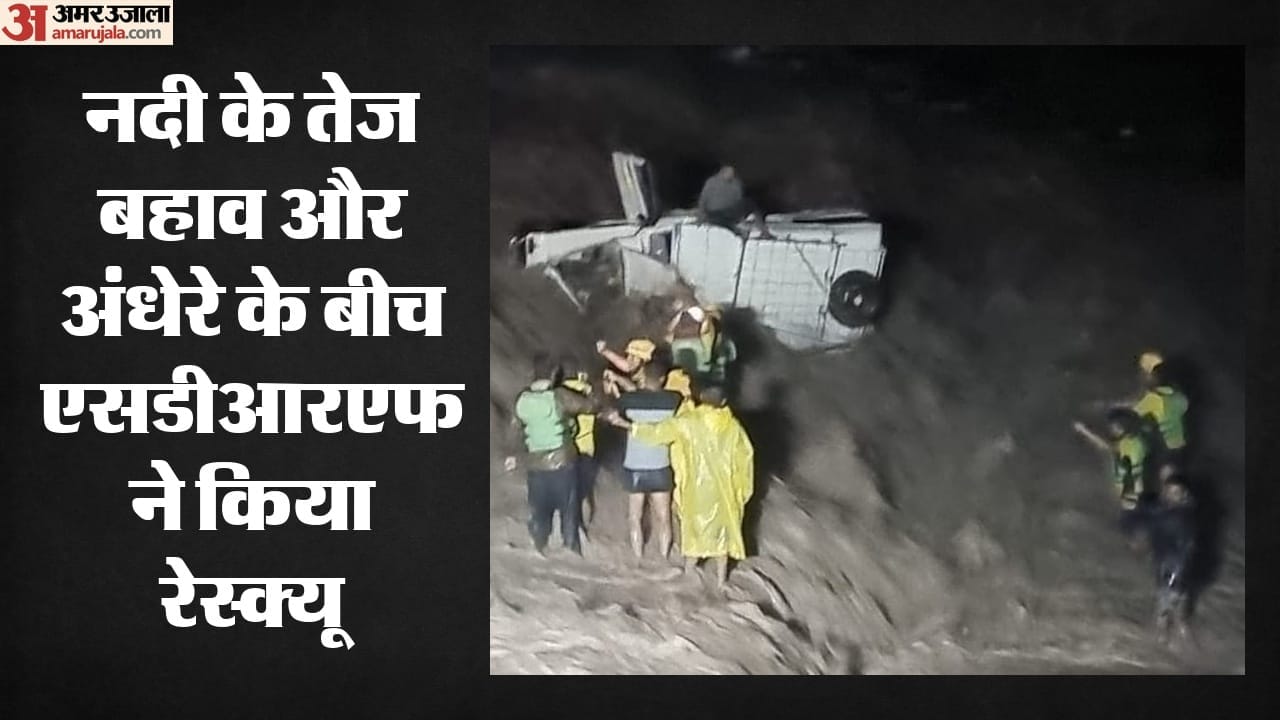 बीन नदी में पलटा मैक्स वाहन