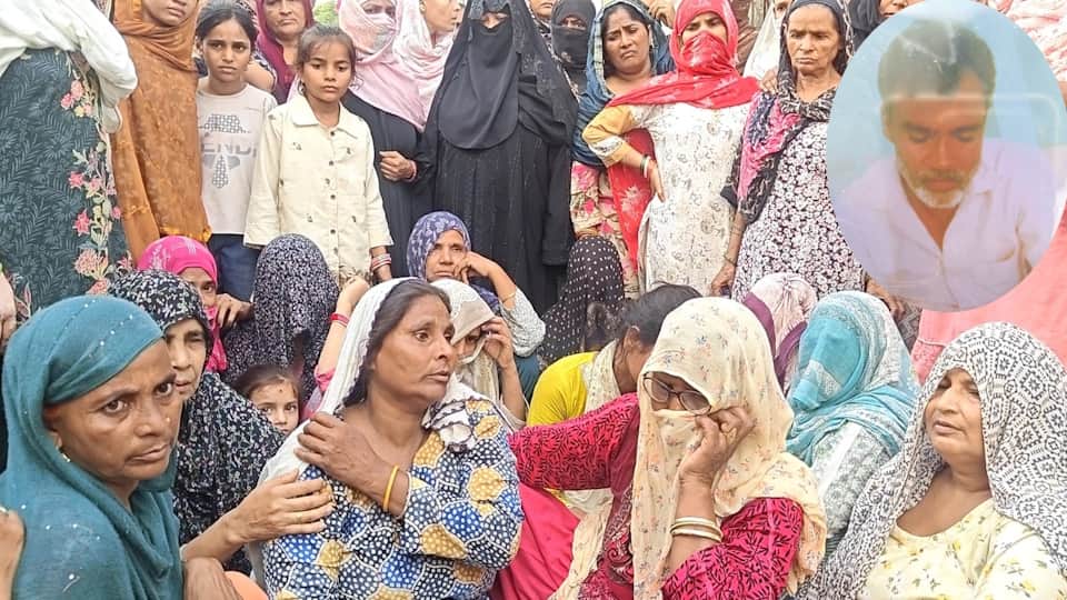 man brutally murdered while sleeping outside his home in Bulandshahr Sikandrabad