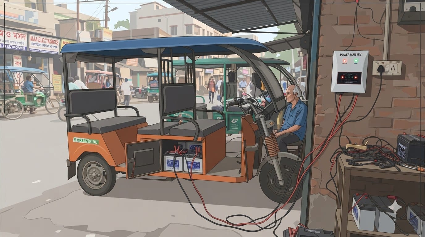 e-Rickshaw Battery Blast in Delhi: 2 people died in a fire caused by an e-rickshaw battery explosion kyo hua