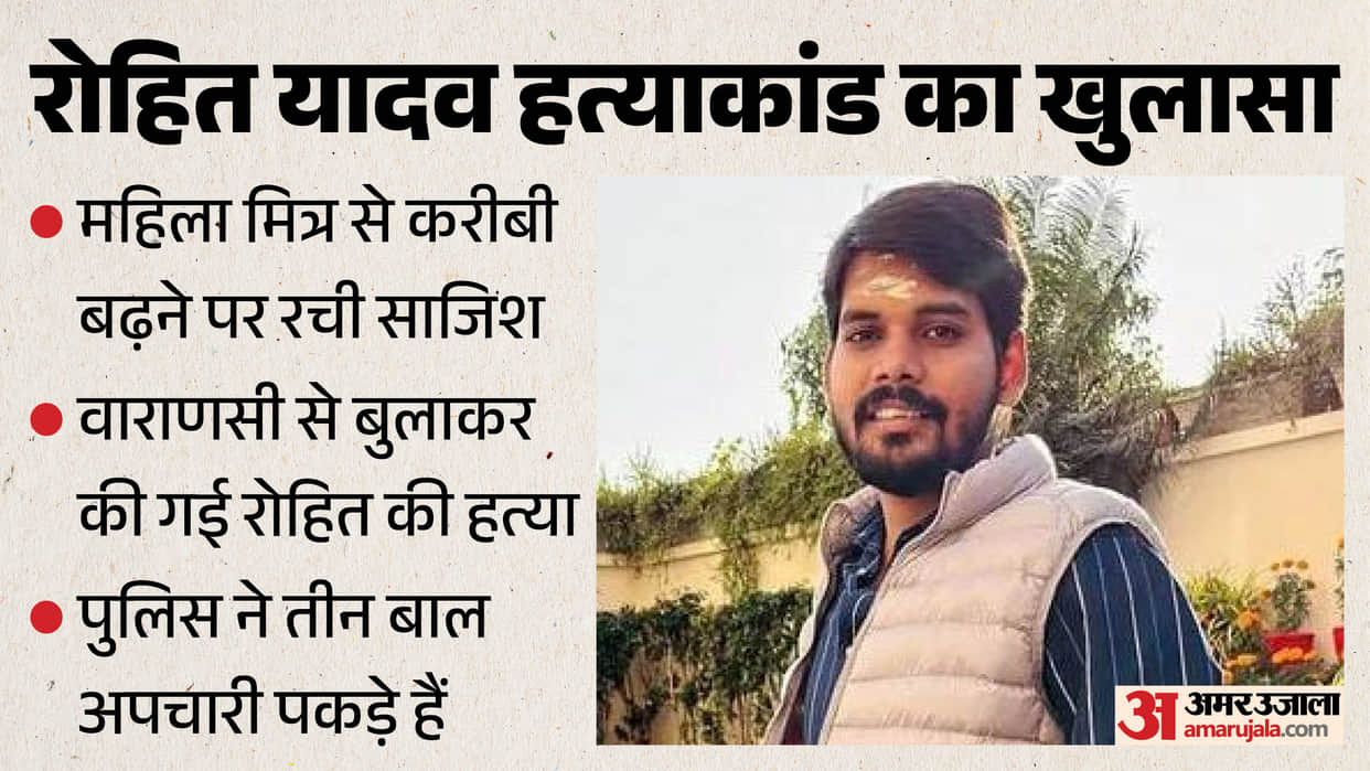 Conspiracy hatched after growing closeness with female friend Rohit murder after being summoned from Varanasi