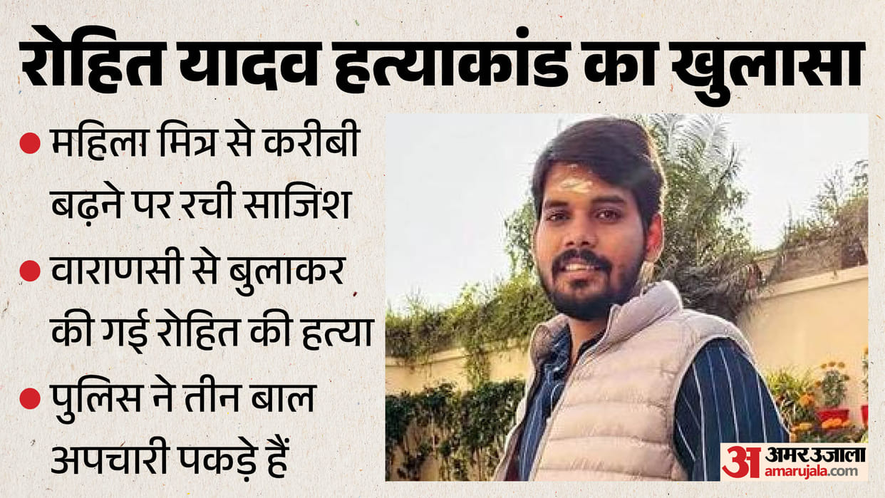 Conspiracy hatched after growing closeness with female friend Rohit murder after being summoned from Varanasi