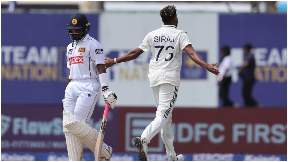 IND vs SL Live Score: श्रीलंका को पहले ही ओवर में झटका, सिराज ने निशान को आउट किया, भारत ने 462 रन बनाए