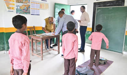 DM's Surprise Inspection Reveals Only 3 of 106 Students Present; 4 of 5 Teachers Absent