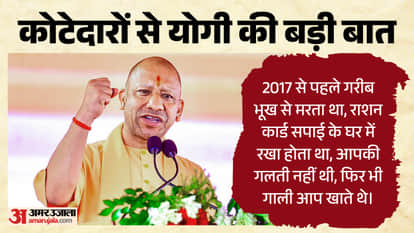 कोटेदारों से सीएम योगी की बड़ी बात।