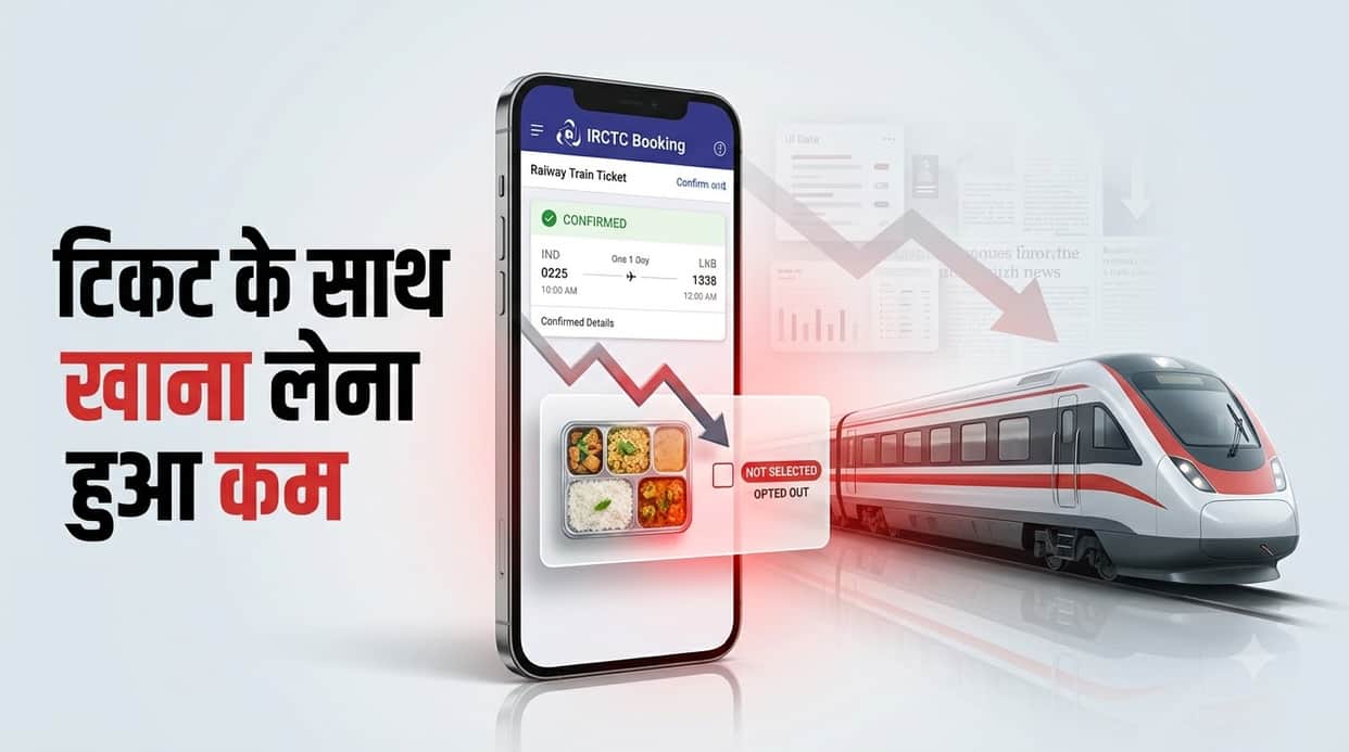 Indian Railways Passengers Opt Out of Pre-Paid Catering While Booking Train Tickets