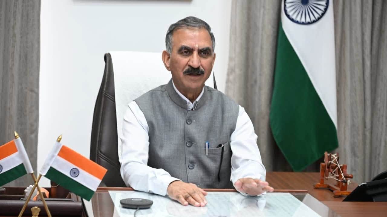 मुख्यमंत्री सुखविंद्र सिंह सुक्खू
