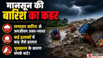मानसून की बारिश का कहर