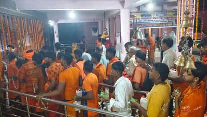 Rare coincidence of Nag Panchami third Monday of Sawan massive  devotees at Baba Belkharnath Dham.