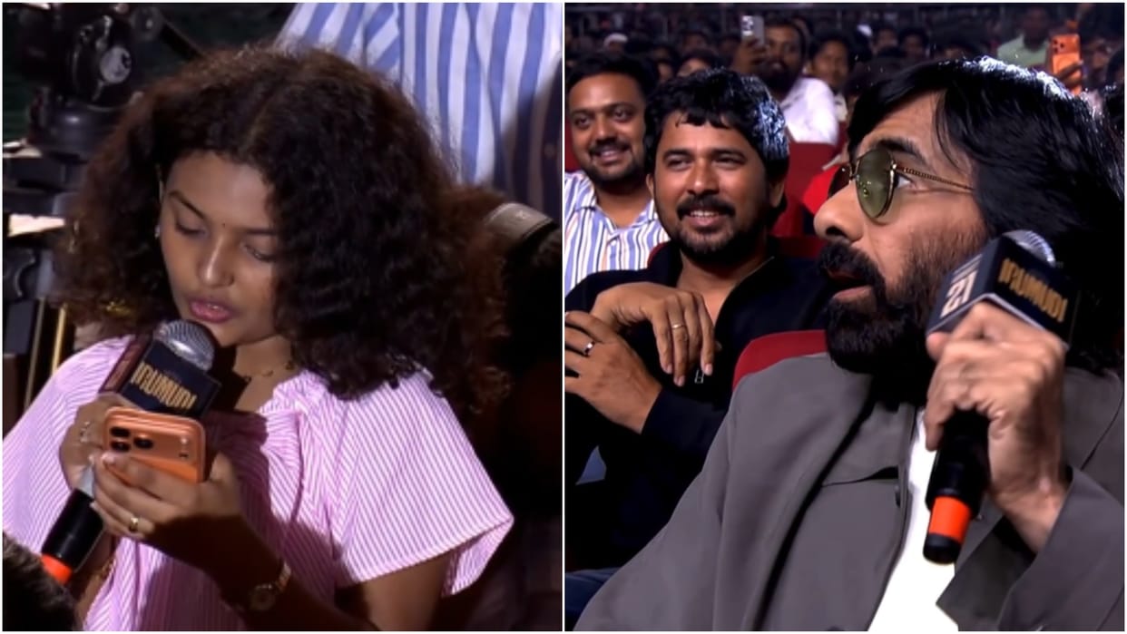 Actor Ravi Teja stirred controversy after using Telugu slur towards child co-actor at Event of film Irumudi