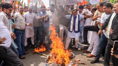 BJP mounts major protest against NC govt in Jammu, accuses it of failing on promises