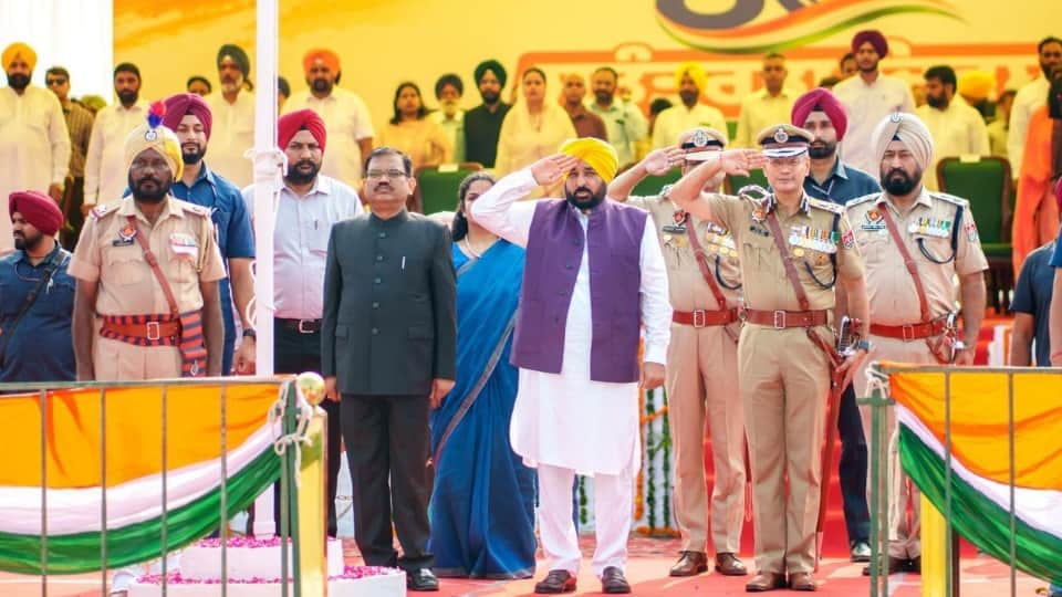 Punjab CM Mann hoists flag in Ferozepur declares 2026 as year of economic freedom for women
