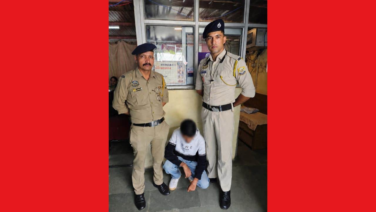 सिरमौर का युवक गिरफ्तार।