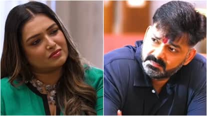 Aamrapali Dubey proposed Power Star Pawan Singh for marriage in show bhojpuri bawaal video Viral
