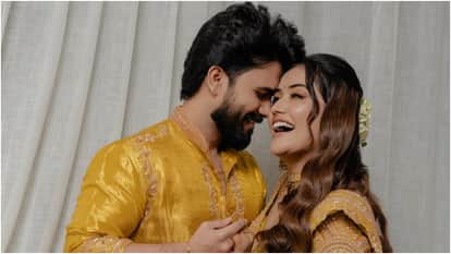 Bigg Boss Malayalam 7 winner Actress anumol gets married with Bhuvanesh at Guruvayur Temple Shares Photos
