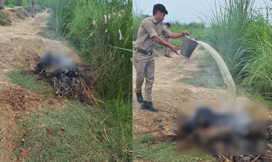 Police Halt Woman’s Funeral by Extinguishing Burning Pyre; Questions Raised Over Her Death