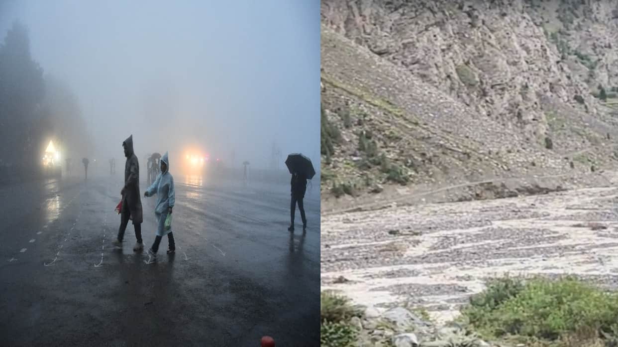 Himachal Weather: Cloudburst in Lahaul, many roads blocked due to landslides in state