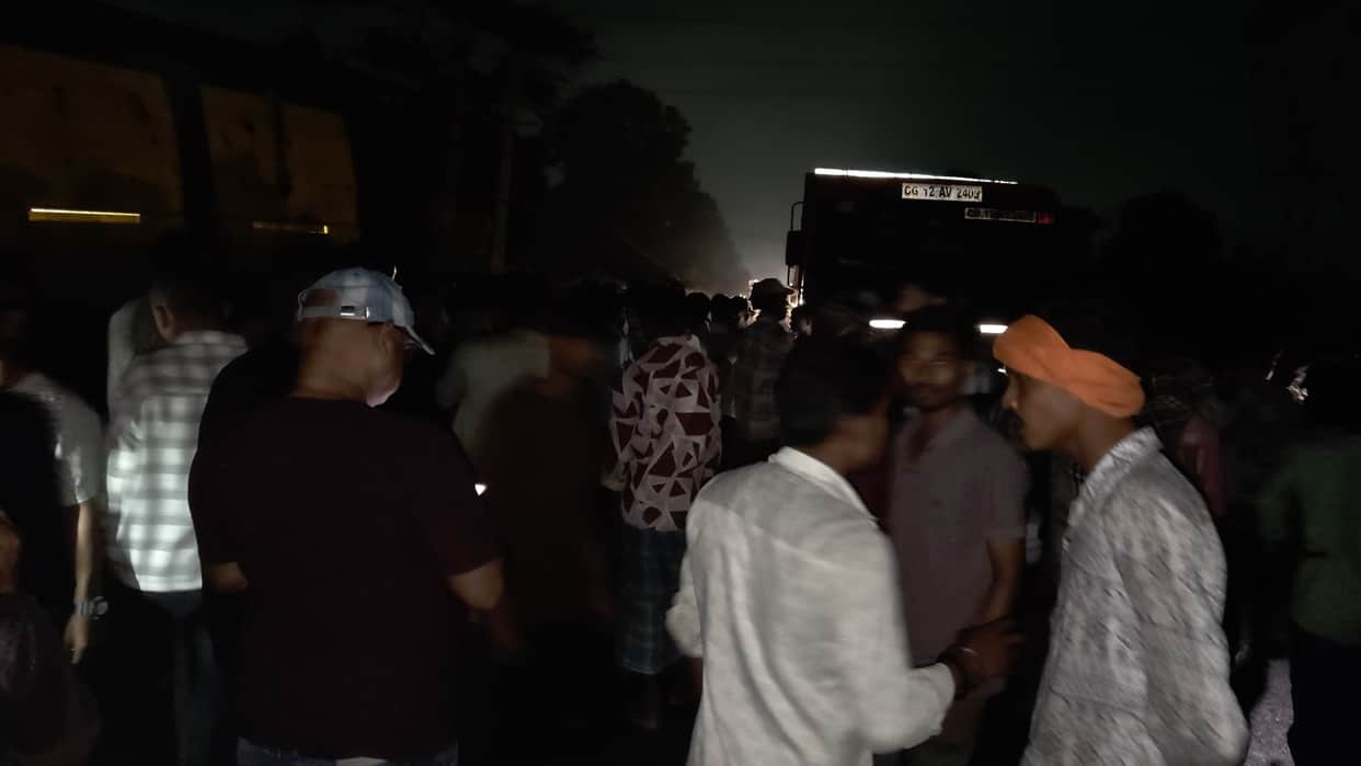 A speeding trailer snatched the lives of two youths in Korba, angry villagers blocked the road for two hours