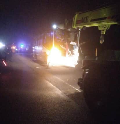 Passenger Bus Crashes Into Stationary Vehicle in Kannauj, Five Injured