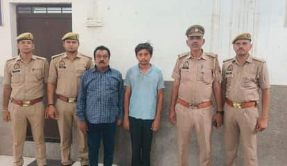 गिरफ्तार आरोपी गोले पांडेय व प्रांजुल