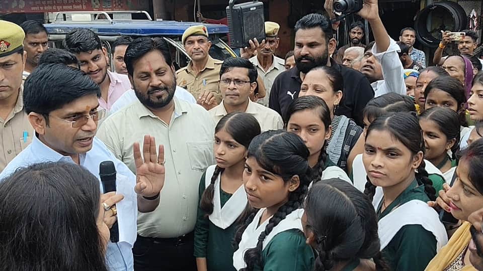 UP: Alpha G protests against liquor shop; Moradabad DM assures removal within 15 days
