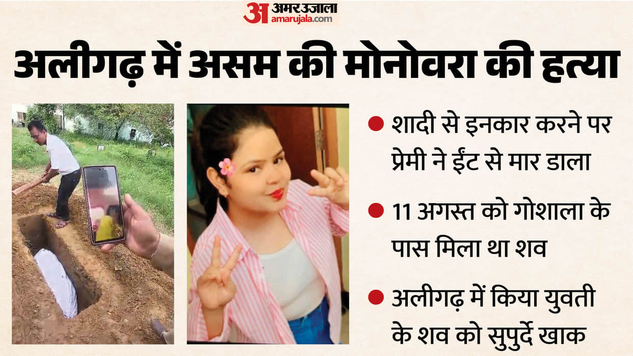 Lover murdered young woman from Assam after she refused to marry him in aligarh