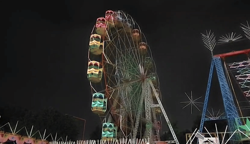 Lucknow: Bucket of moving ride breaks off and falls; three young women critically injured.