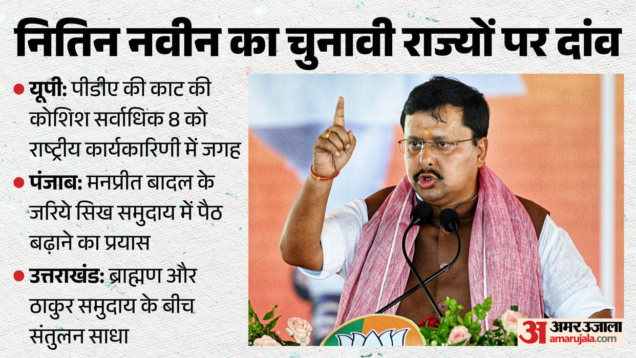 UP News Nitin Nabin Balances Brahmin, Thakur and OBC Equations While Targeting Poll-Bound States
