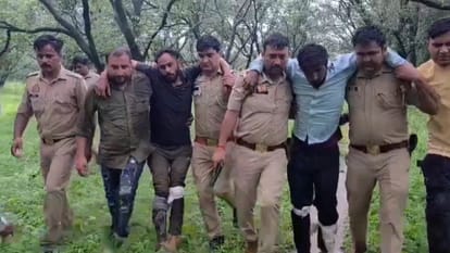 पुलिस गिरफ्त में आरोपी
