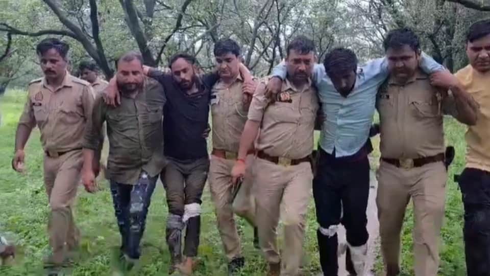 Saharanpur Encounter: Four Cow Slaughter Suspects Arrested in Separate Encounters, Three Injured