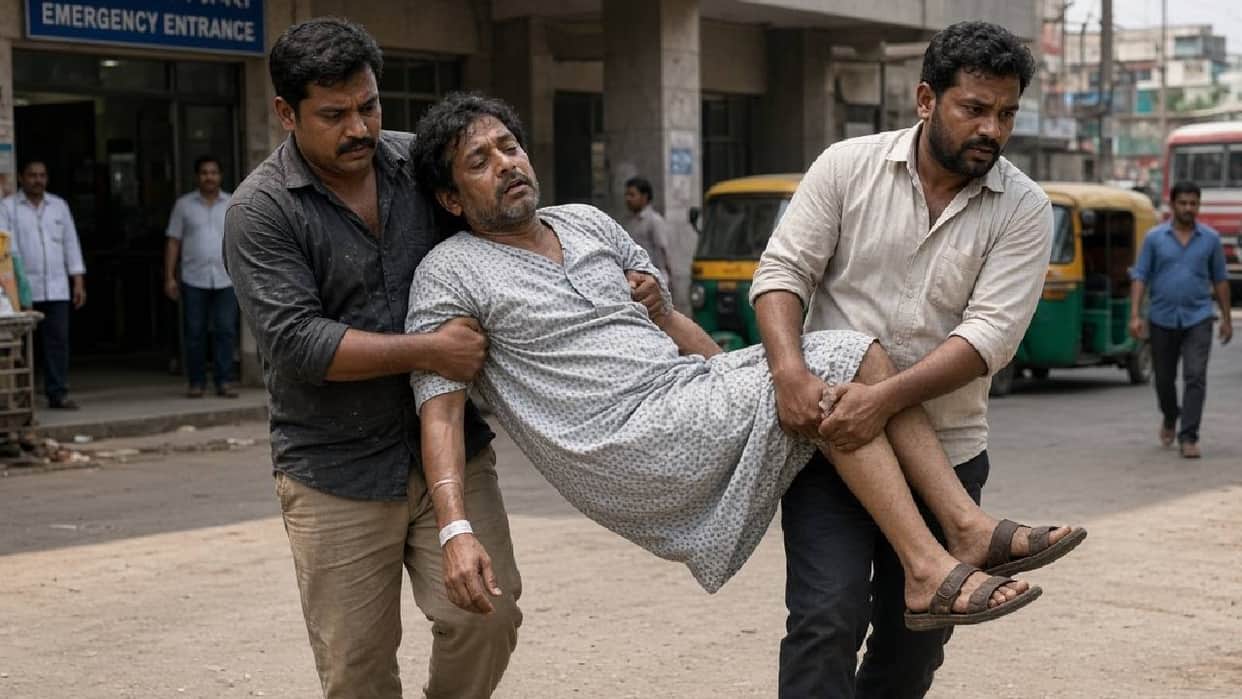 UP: Touts whisked away a female patient from the PGI gate in the capital; family alleges she was kept on a ven