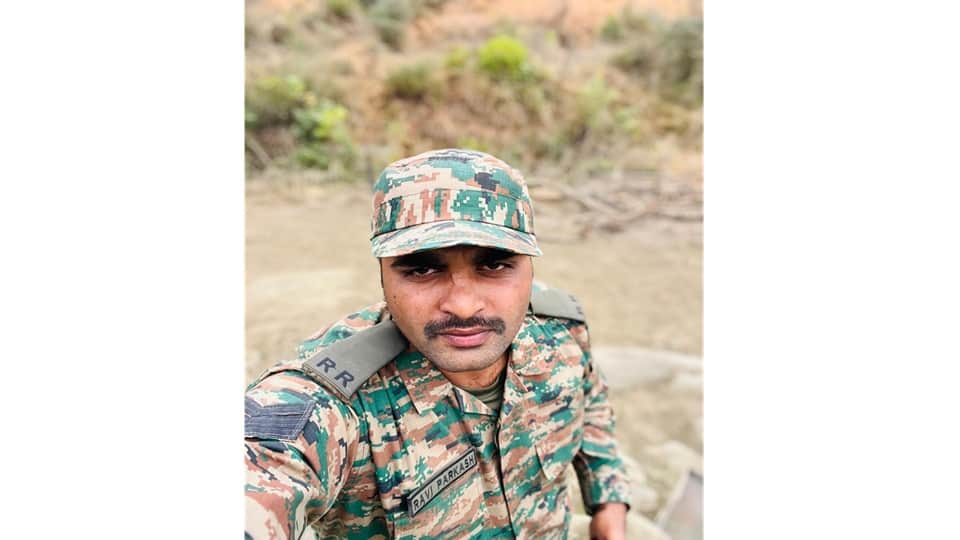 Soldier Ravi Prakash from Charkhi Dadri dies during training in Bengaluru.