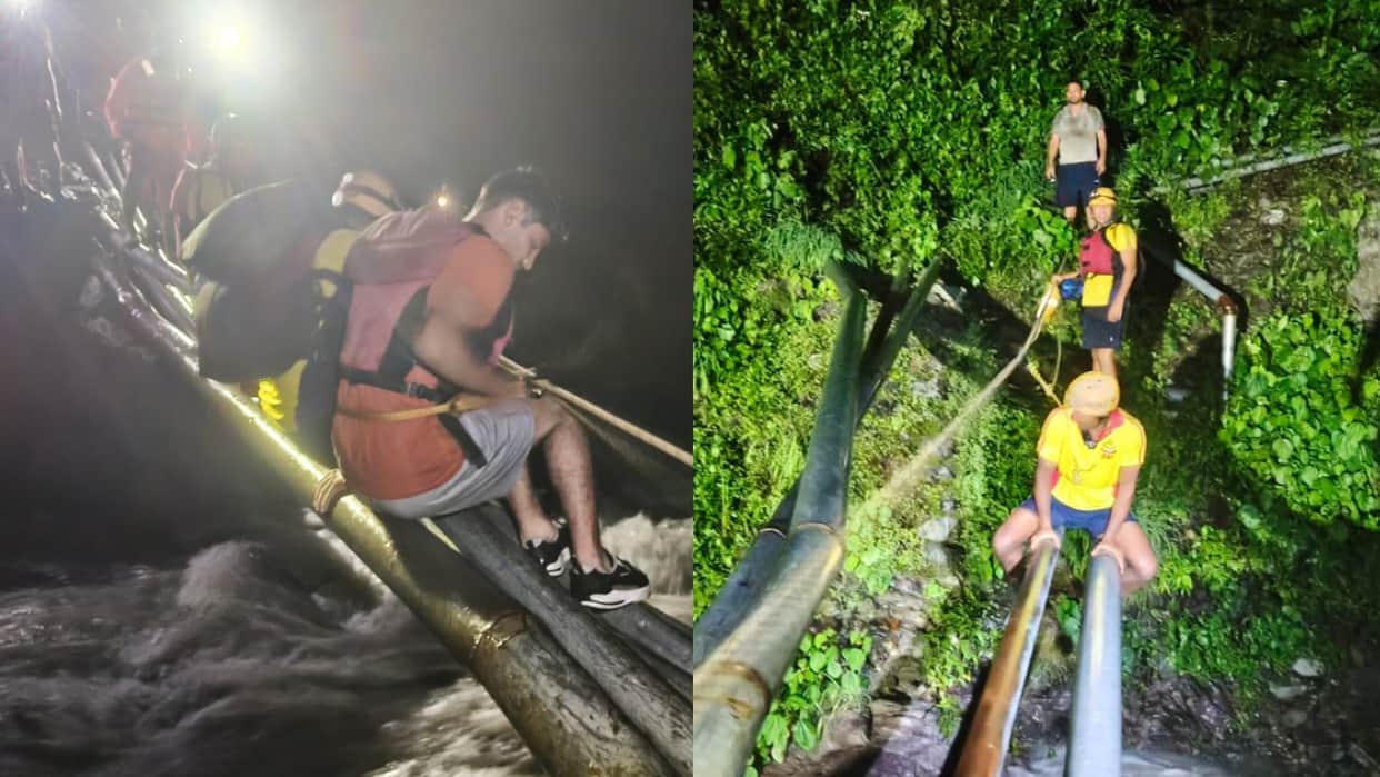 SDRF Rescues Six Students Stranded Near Swarna River After Heavy Rain Dehradun Uttarakhand news