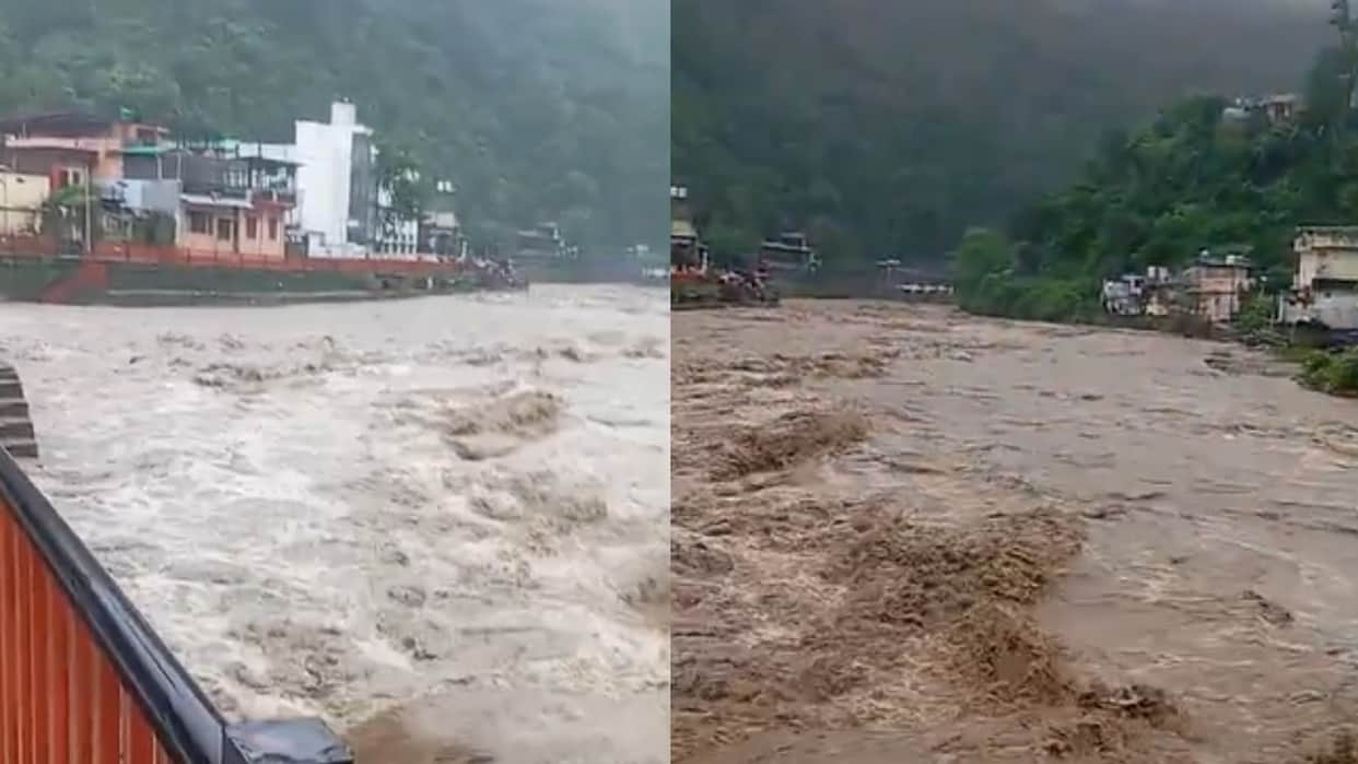 Uttarakhand Weather News Updates kotdwar Rivers in spate due to torrential rain traffic disrupted on highway