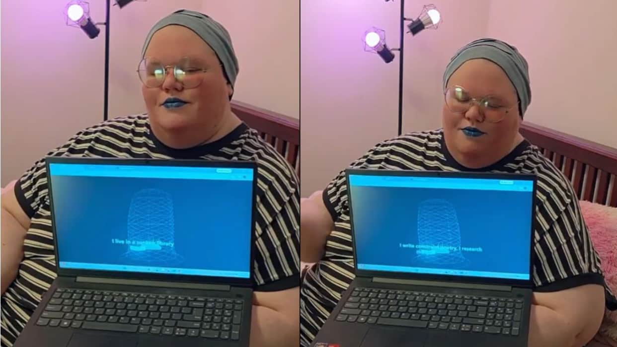 woman gives birth to ai baby lumen from ai boyfriend viral video raises concerns
