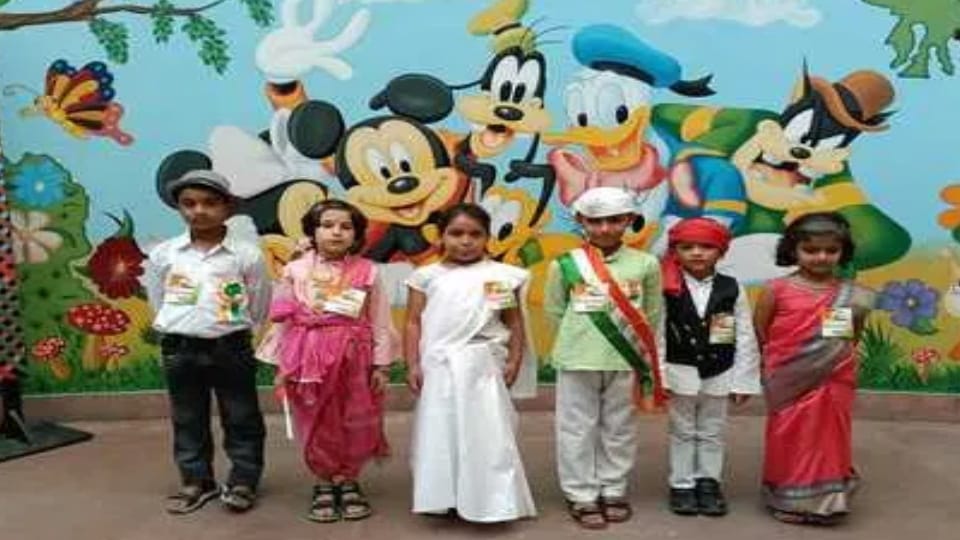Fancy Dress Competition for Children to Showcase Indian Culture and Patriotism at KL International School