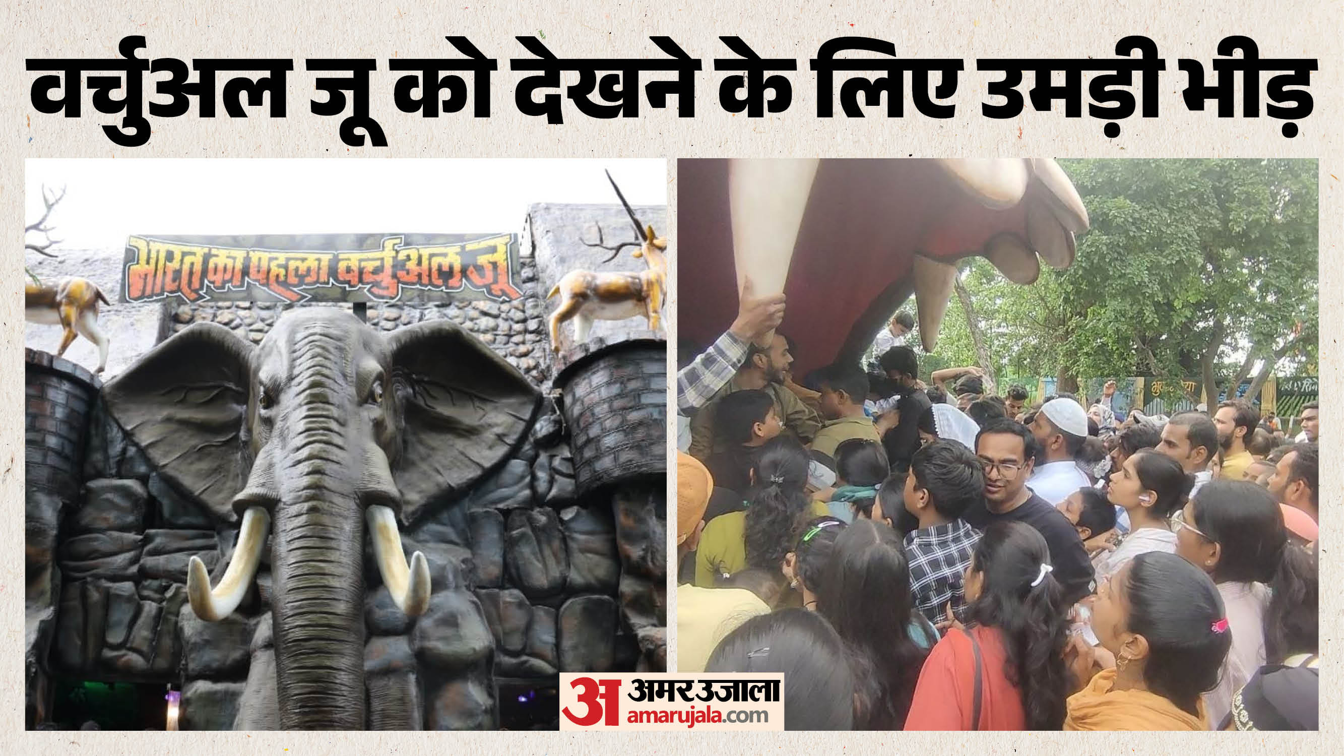 टिकट के लिए लगी लंबी लाइनें।