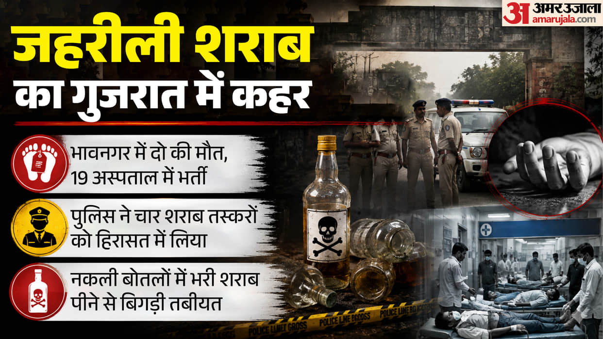 Many dead and Many hospitalised after consuming spurious liquor in Gujarat's Bhavnagar
