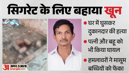 बरखेड़ा क्षेत्र में बुजुर्ग दुकानदार की हत्या