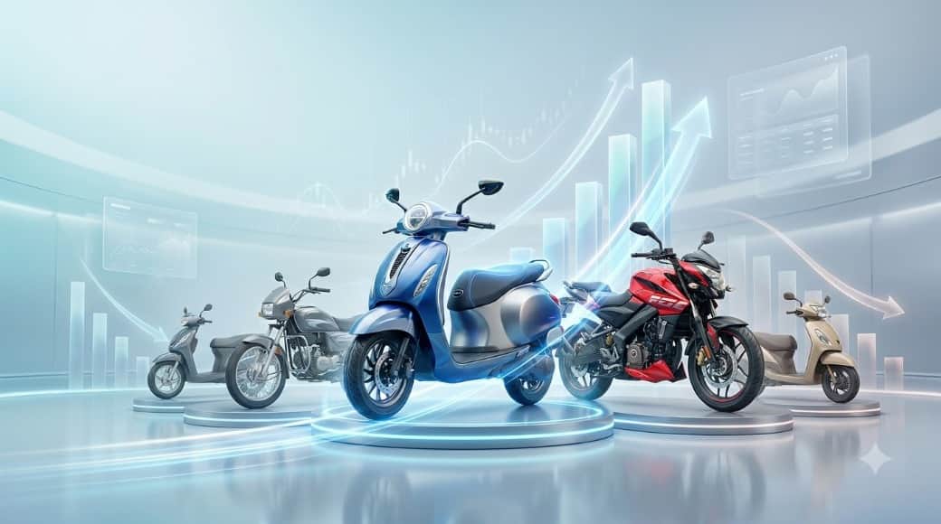 Bajaj July 2026 Sales, Chetak Leads, Models Show Mixed Performance