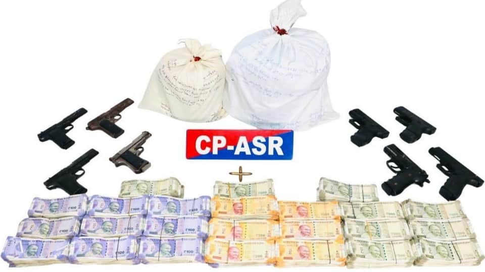 Breakthrough for Amritsar Police Nine arrested in connection with three drug arms networks heroin pistols